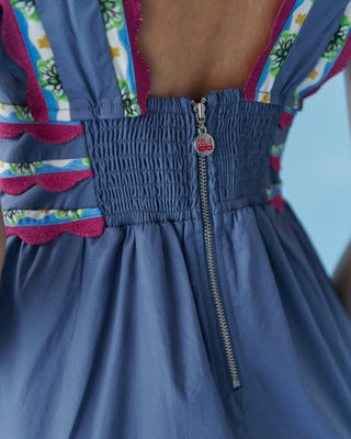 Chelili Dress Blue - CELIA B
