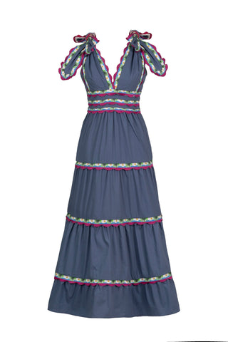 Chelili Dress Blue - CELIA B