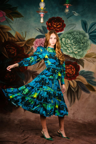 Hasu Dress Blue - CELIA B