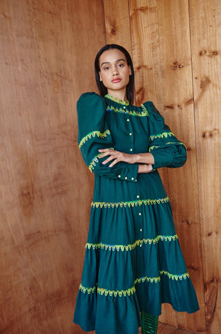 Hasu Dress Green - CELIA B