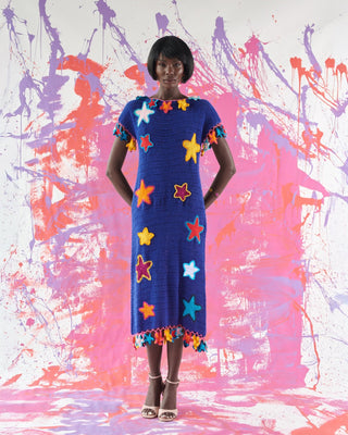 Kairo Blue Dress - CELIA B