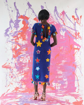Kairo Blue Dress - CELIA B