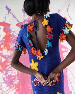 Kairo Blue Dress - CELIA B