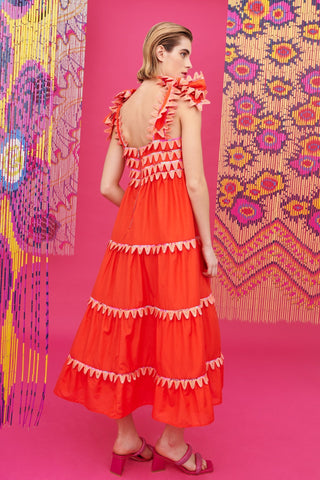 KELLY DRESS RED - CELIA B