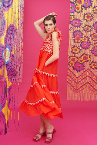 KELLY DRESS RED - CELIA B