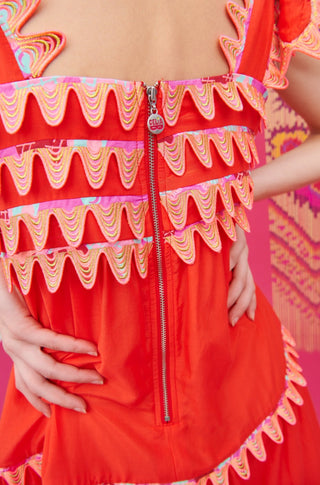 KELLY DRESS RED - CELIA B