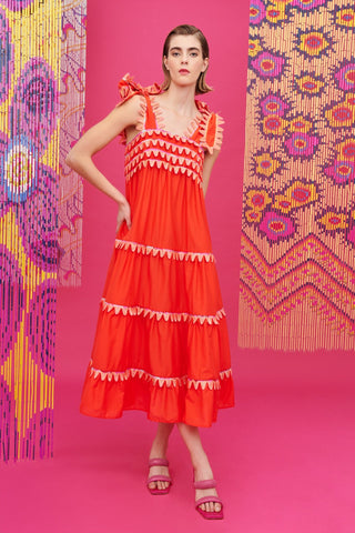 KELLY DRESS RED - CELIA B