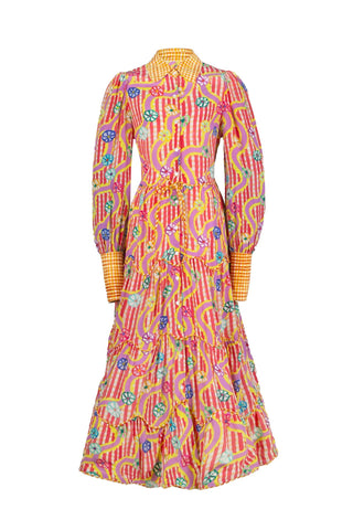 Sunlit Dress Red - CELIA B