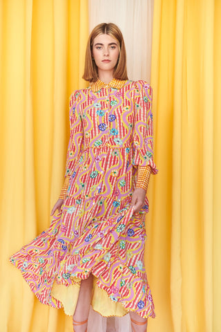 Sunlit Dress Red - CELIA B
