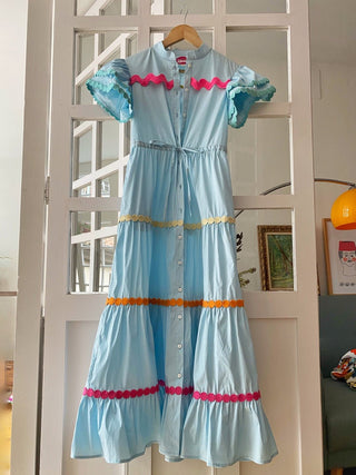 BABA DRESS BLUE - CELIA B