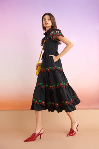 BORA BORA DRESS BLACK F - CELIA B