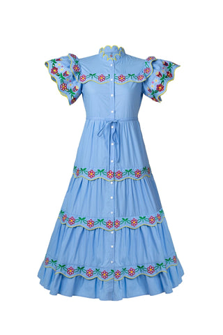 BORA BORA DRESS BLUE E - CELIA B