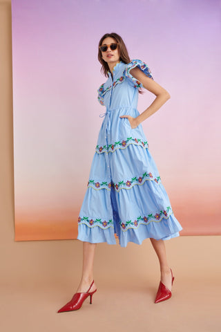 BORA BORA DRESS BLUE E - CELIA B