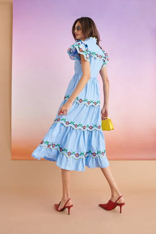 BORA BORA DRESS BLUE E - CELIA B