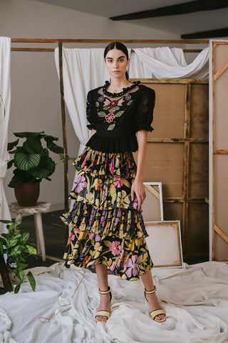 Calatea Top Black - CELIA B