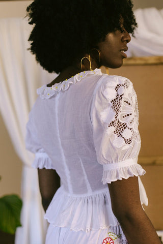 Calatea Top White - CELIA B