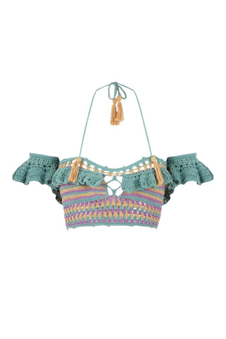 FINN TOP GREEN - CELIA B
