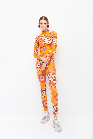 IDRA TURTLE NECK TOP - ORANGE - CELIA B