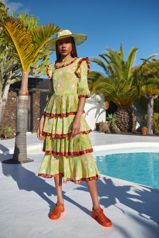 KUNZITE DRESS - GREEN - CELIA B