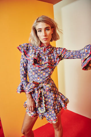 Manatier Dress - Blue - CELIA B