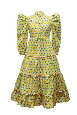 SABINA DRESS GREEN - CELIA B