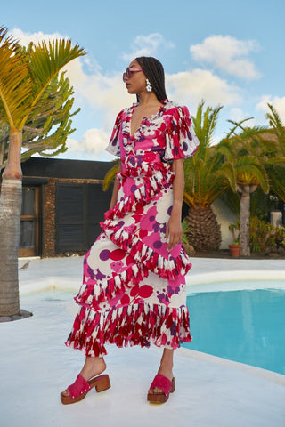 ZAFIRO DRESS - RED - CELIA B