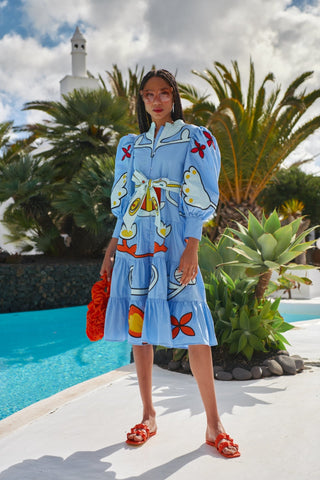 ZIRCON DRESS BLUE - CELIA B