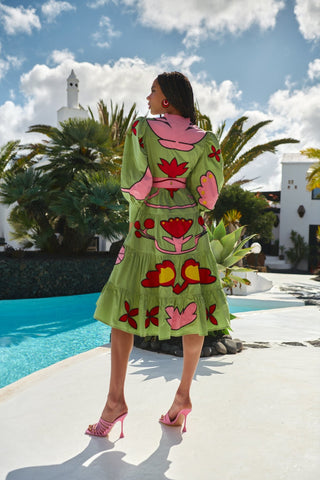 ZIRCON DRESS GREEN - CELIA B